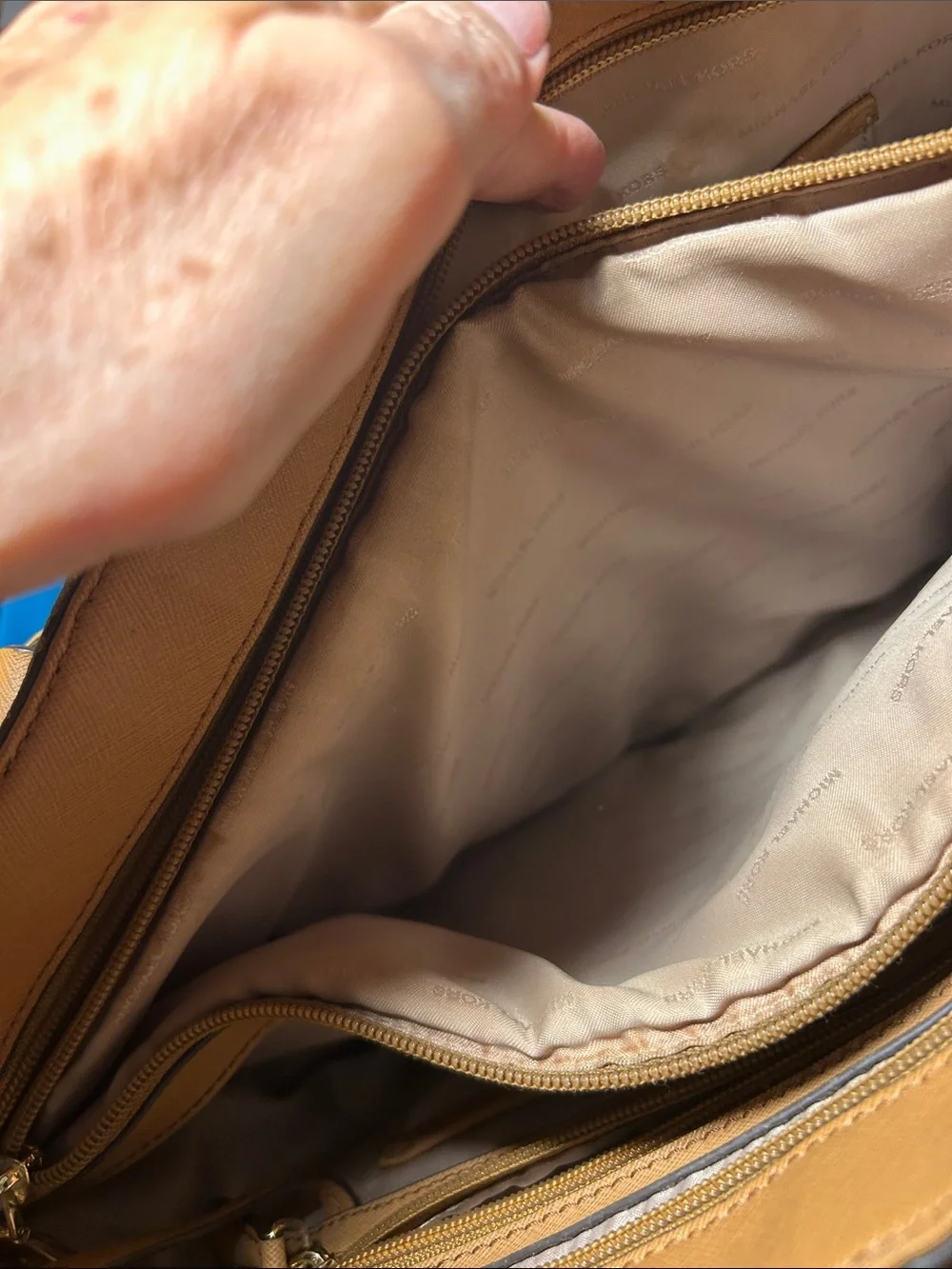Michael Kors Brown & Tan Signature Tote
